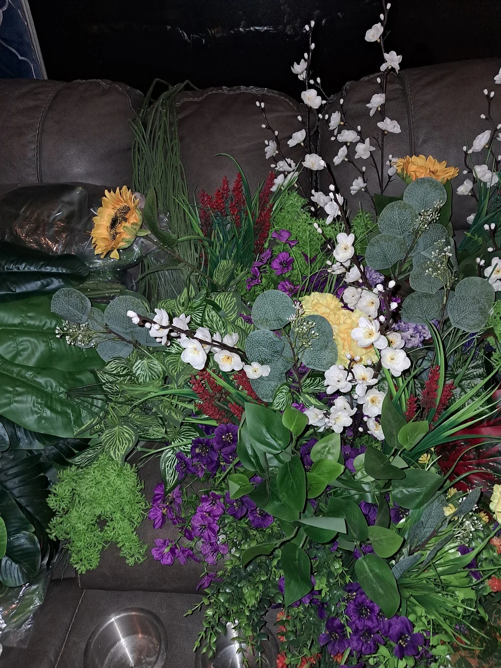Artificial Greenery Arrangement - Green